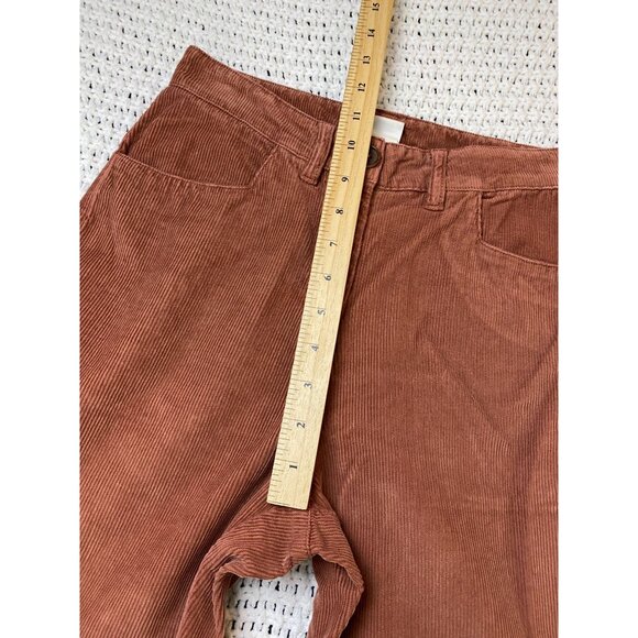 Poetry Womens Corduroy Pants Rust Brown size 4 Slim straight Capsule Neutral - Picture 7 of 16